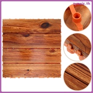 Interlocking Decking Tile Balcony Flooring Wooden Tile Outdoor Patio Interlocking Flooring Tile  zym