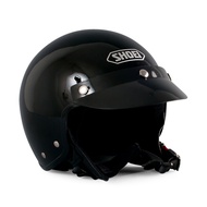 SHOEI HELMET SHOEI S20 Open Face Helmet - Jet Black
