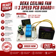 DEKA CEILING FAN 3 SPEED PCB BOARD CX5/F5-4P/F5P/Z5/Z6 /BABY6