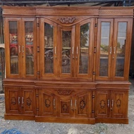 Filling Cabinet 3 Pintu Kupu Tarung Kayu Jati