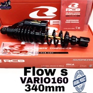 ABSORBER RCB RACING BOY FLOW-S HONDA VARIO160 340MM RACING BOY FlowS RED BLACK GOLD ACCESSORIES MOTO