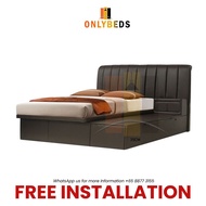 Storage Bedframe & Headboard with Side Drawer | NBF01