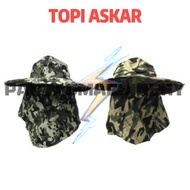 Topi Askar Jepun Jenis Kain / Topi Berkebun / Topi Memancing / Hiking Hat / Topi Camo / Topi Jepun