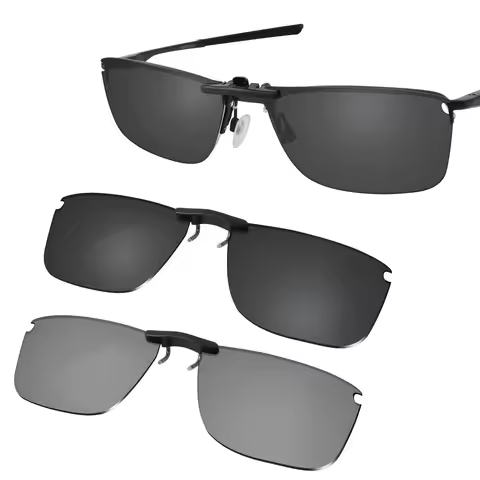 Beeyspecslab Polarized Glasses Clip Anti-Glare for Oakley Socket 5.5 OX3218 54mm Glasses (Not Frame)
