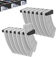 GLKTRS 2 Pack Magnetic PMAG Wall Mounts,AR Magazine Hodler,Mag Storage Rack for Amend 2,Detachable W