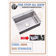 KITCHEN SINK 6045 SUS STAINLESS