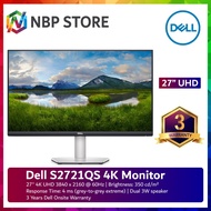 Dell S2721QS 27'' UHD Monitor ( HDMI, DisplayPort, 3 Yrs Wrty )