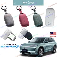 [READY STOCK] Proton e.MAS 7 Key Kunci Cover Leather TPU Protect Cover Chrome Cover for Proton e.MAS