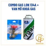 Môi chất lạnh nạp gas tủ lạnh RB 134a Lon - Ga lon oto R134 R134A R134A hàng chuẩn xịn - Gas lon tủ 