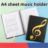 Music Score Holder Modified Non-Reflective A4 Size Sheet Document File Organizer Folder Loose-Leaf
