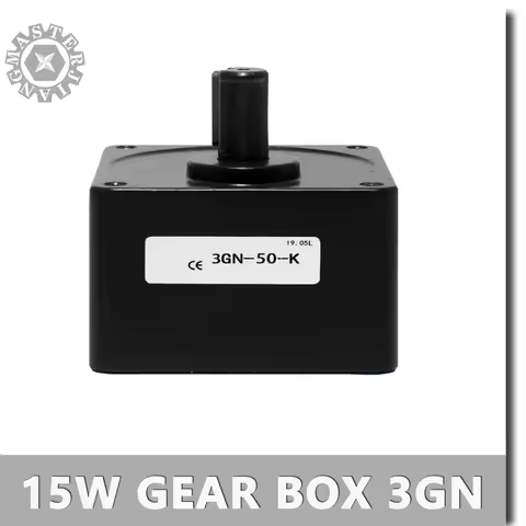 220V Reducer motor gear box 15W gear box 3GN 1:3 (450 rpm) - 1:180 (6.9 rpm) Motor Gearbox.