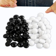 [tishita] 70x Go Game Stones, Small Handcrafted Chess Stones, Replacement Go Chess Pieces, Go Chess 