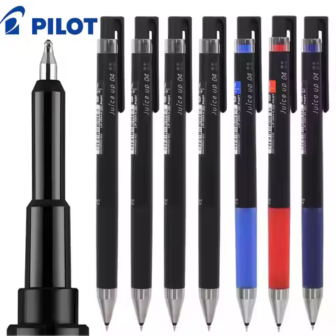 6pcs Japan PILOT JUICE UP Gel Pen LJP-20S4 New ST Nib Black Pen Quick-drying Smooth 0.4/0.5mm Learni