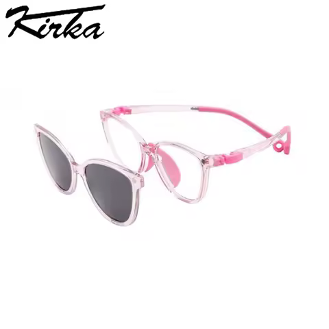 Kirka Sun glasses for Kid Boy Girl Eyewear UV400 Protect Polarized Glasses Child Magnetic sunglasses