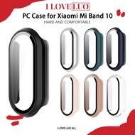 Tempered Glass Case for Xiaomi Mi Band 10 Smartwatch Full Hard PC Screen Protector Cover Accessories