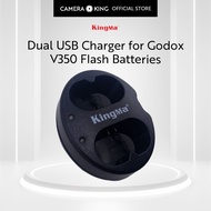 [KingMa] VB-20 Godox USB Dual Charger for Godox Flashes - V350 Flash Battery