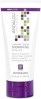 Andalou Naturals Mind Body Shower Gel, Lavender Thyme Refreshing, 8.5 Fl Oz