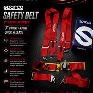 SPARCO  safety belt 3''  6 point / 4 point Quick release