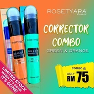 ROSETYARA ORANGE & GREEN CORRECTOR | EYEBAG CORRECTOR