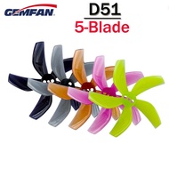 8PCS/4Pairs GEMFAN D51 2020 2x2x5 2inch 50.3mm 5-Blade PC Propeller 1.5mm for RC FPV Racing Freestyl