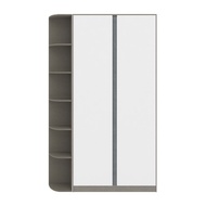 SB Design Square ตู้เสื้อผ้า ขนาด 130 ซม. รุ่น Blox Fit in สีขาวลายผ้า