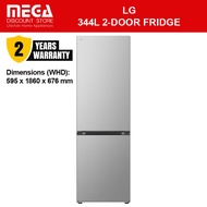 LG GB-B3443PY 344L 2-DOOR FRIDGE | Bottom Freezer | 3 Ticks