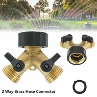 High Quality 2 Way Brass Tap Adaptor Y Splitter for Water Appliances and Devices