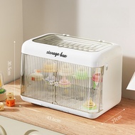 Collapsible Baby Bottles & Feeding Organizer Cabinet - Drainage-Design Storage Box for Milk Bottles 