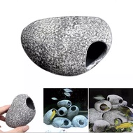 Aquarium Decoration Aquaspace Hiding Cave Stone Pleco Fish House Chiclid Broom - 1 Hole - Hide Place - XL-CH537 - SKU 3.002,0005