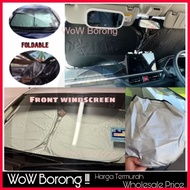 (Front Windshield) OEM 100% Custom Fit Car Front Windscreen Cover Myvi Bezza Axia Alza Aruz Cermin B