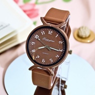 Jam Tangan Wanita Korea Style Casual Vintage Elegan Strap Rubber