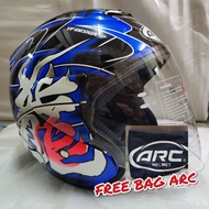 HELMET ARC YF DRAGON BLUE
