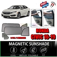 HONDA CIVIC FC 16 OEM MAGNETIC SUNSHADE (6 PCS)