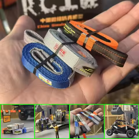 1pcs Nylon Rescue Escape Rope for 1/14 Engineering Vehicle 1/10 RC Crawler Car Traxxas TRX4 RC4WD