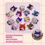 Honkai Starrail Bunny Acrylic Badge