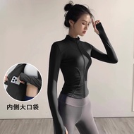 Fitness Clothes Women Jacket Running Pilates Sports Yoga Clothes Outdoor Quick-Drying Clothes Set