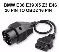 Lensent Conversion Cable Connector Cable OBD BMW 20 Pin TO OBD 2 16 Pin High Quality
