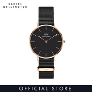 Daniel Wellington Classic Petite Cornwall Black 28/32mm - Rose Gold นาฬิกา ผู้หญิง นาฬิกา ข้อมือผญ