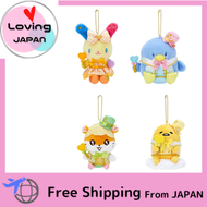Sanrio ผู้ถือพวงกุญแจห้อยกระเป๋ามาสคอต Korokoro Kuririn Gudetama Usahana Tuxedo Sam จัดส่งจากโดยตรงจ