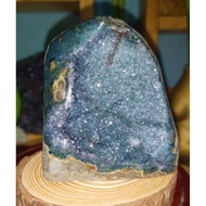 Green rainbow Amethyst geode / amethyst cave 紫晶镇 / 彩晶镇 / 紫晶洞 / amethyst cluster
