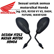 SIDE MIRROR Y125Z MASUK MOTOR HONDA EX5 // DREAM RS150 v1 v2 WAVE100 110 WAVE125 DASH FUTURE Y125 Y125ZR