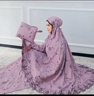 Mukena Dewasa Gracella Renda Series Full Bordir Katun Premium