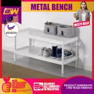 White Metal Bench / Link Chair / Waiting Area Bench / Waiting Area Chair / Clinic Chair / Hall Chair