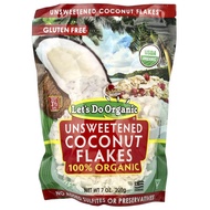 Edward & Sons, Let's Do Organic , 100% Organic Unsweetened Coconut Flakes, 7 oz (200 g)