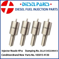 DLLA154S324N413หัวฉีดหัวฉีดน้ำมันดีเซล4ชิ้นสำหรับ ISUZU N ชุด F 4BD1 6BG1 4BG1 6BB1 6BD1 หัวฉีดน้ำมั
