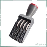 [DolitycbMY] Numbering Stamp, Number Seal, Bearing Rubber Stamp, 4 Digits, Company Stamp, Symbol, Co