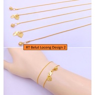 RANTAI TANGAN BELUT PADU EMAS 916 ORIGINAL EMAS 916 MURAH EMAS 916 BAJET GELANG 916 BRACELET