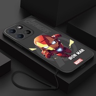 Honor X6C X8C X5C Plus Marvel Iron Man Matte Soft Case Cute Flexible Cover Lovely Cartoon Casing