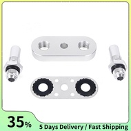 Transmission Cooler Line Seal Adapter Plate with 6AN Fittings Fits for 6L80E 6L90E 8L90E