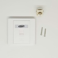 FACEPLATE RJ45 / FACE PLATE RJ 45 / SOCKET LAN / MODULAR